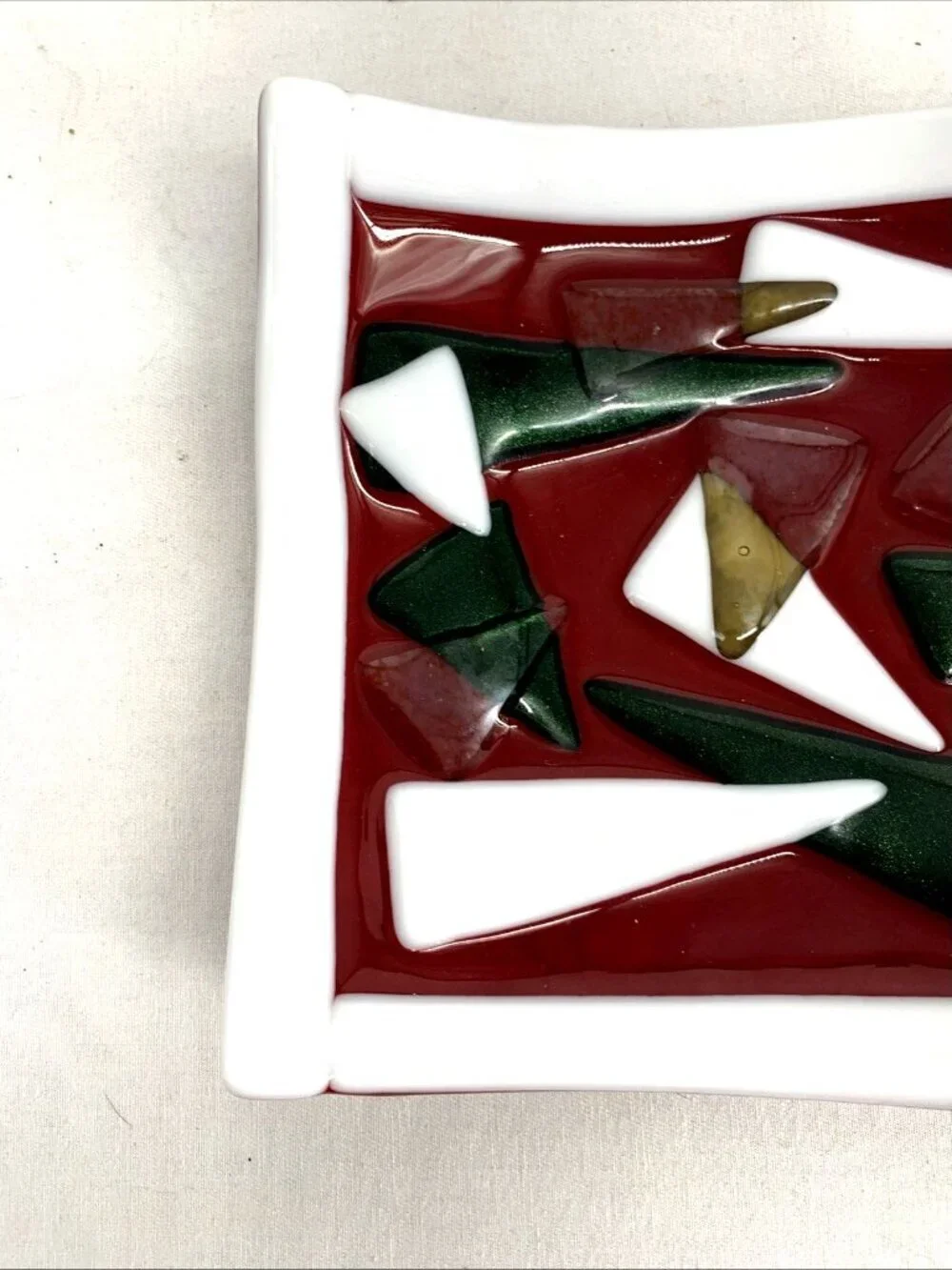 Unmarked fused glass